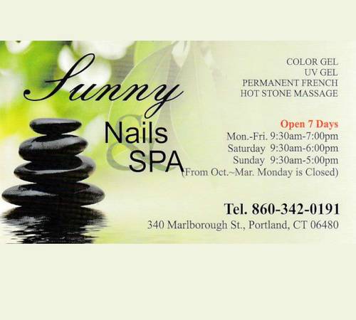 Need your nails done for your wedding?  Go to Sunny Nails & Spa Portland, Ct!